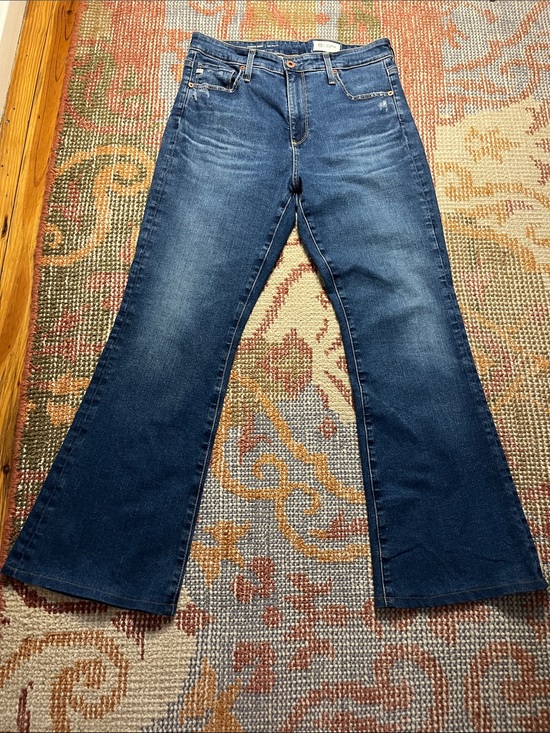 Ag Adriano Goldschmied Denim - AG Farrah Bootcut Jeans High Rise 31x32 Dark Wash Designer Denim EUC